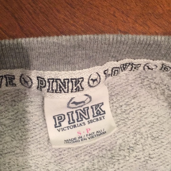 Pink grey sweatshirt   Size S.Petite - Picture 3 of 3